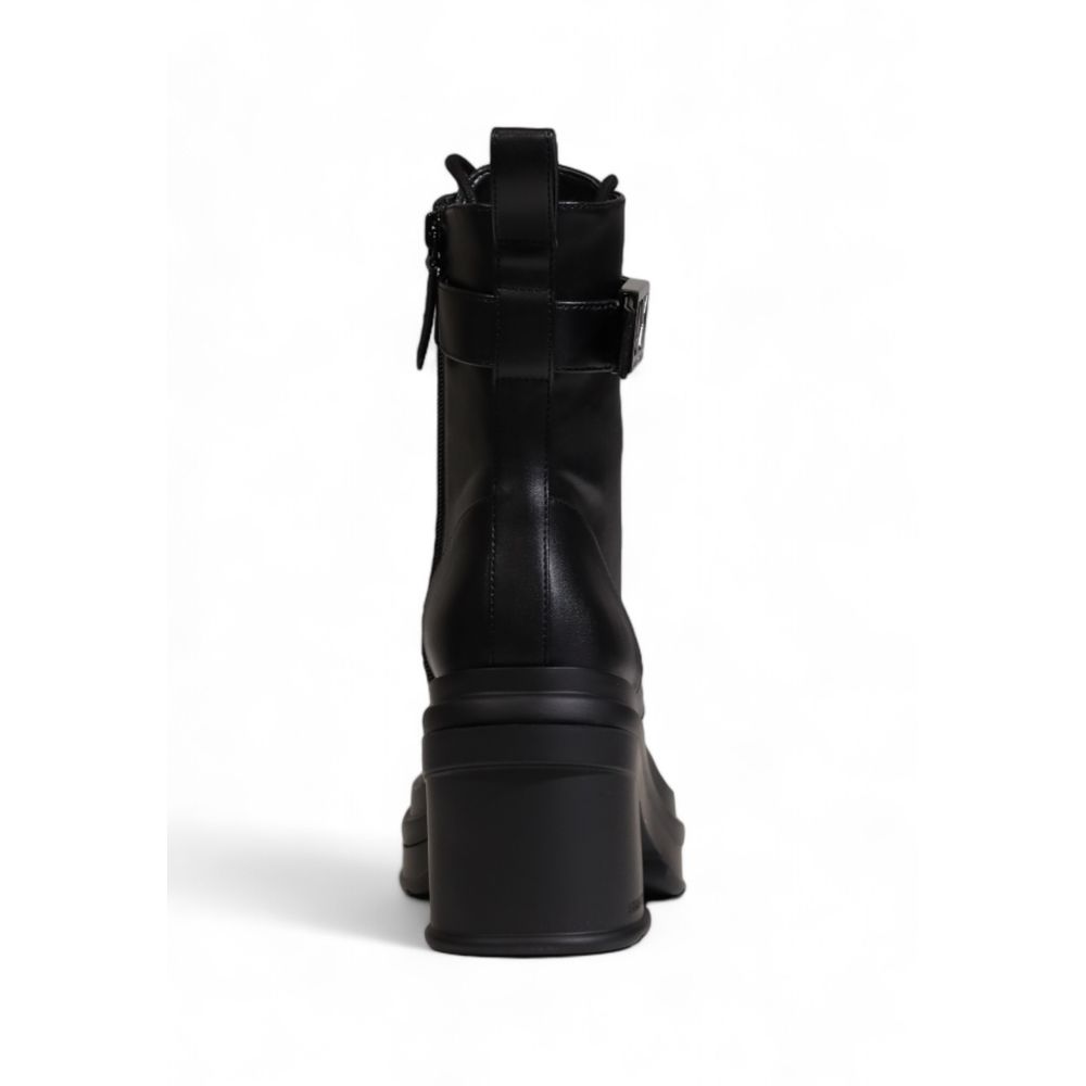 Armani Exchange Black Polyester Boot - Ginchy