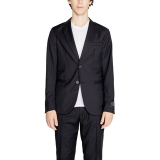 Armani Exchange Black Polyester Blazer - Ginchy