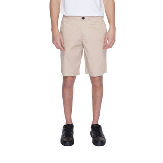 Armani Exchange Beige Cotton Bermuda - Ginchy