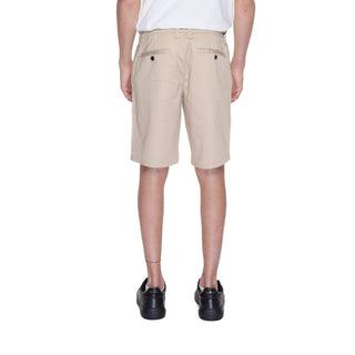 Armani Exchange Beige Cotton Bermuda - Ginchy