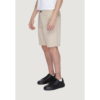 Armani Exchange Beige Cotton Bermuda - Ginchy