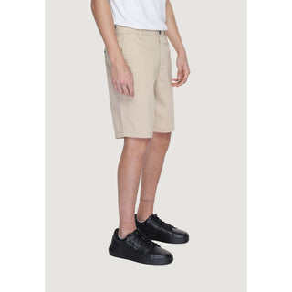 Armani Exchange Beige Cotton Bermuda - Ginchy
