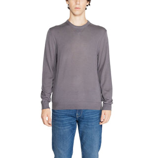 Armani Exchange Gray Wool Sweater - Ginchy