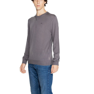 Armani Exchange Gray Wool Sweater - Ginchy