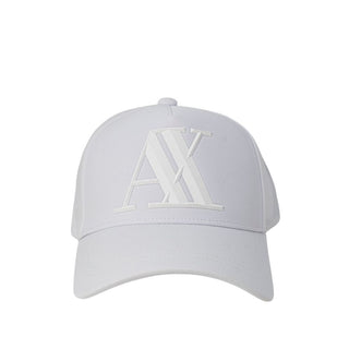 Armani Exchange White Cotton Caps Baseball Hat - Ginchy