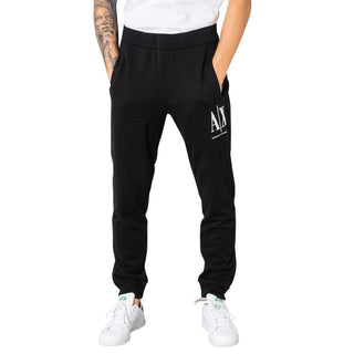 Armani Exchange Black Cotton Joggers Workout Pant - Ginchy
