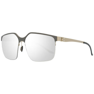 Mercedes Benz Gray Metal Sunglasses - Ginchy