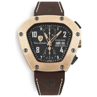 Lamborghini Black Leather Watch - Ginchy