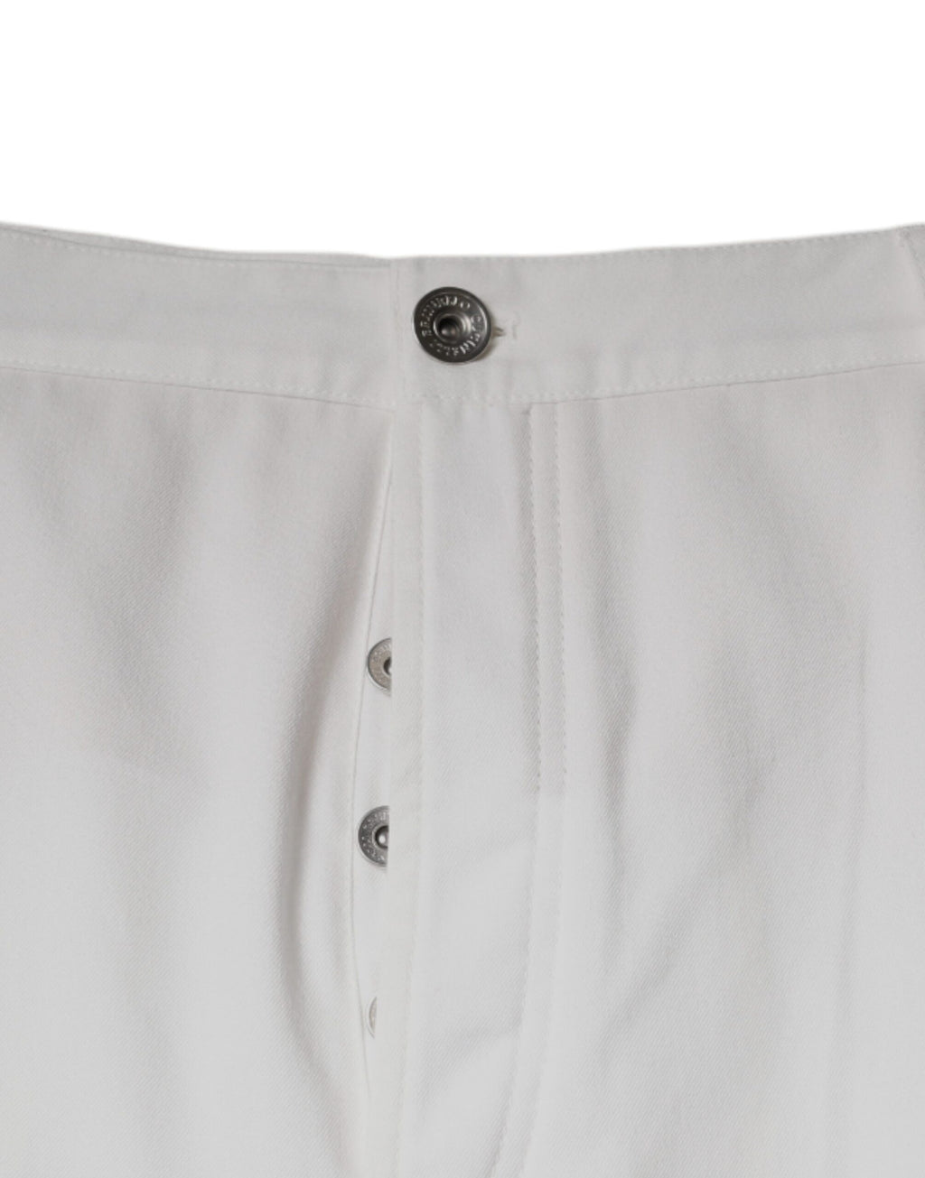Brunello Cucinelli White Cotton Men Dress Tapered Pants - Ginchy