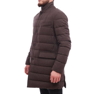 Herno Brown Wool Men Jacket
