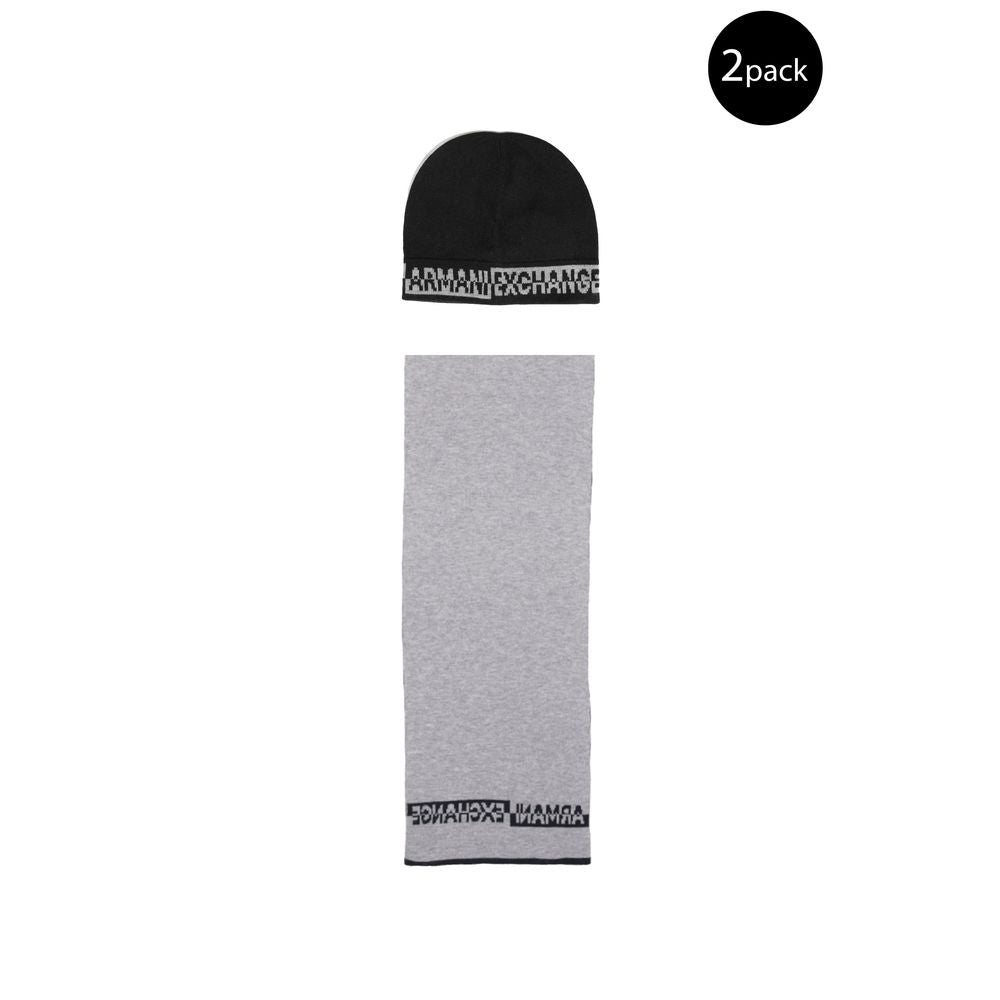 Armani Exchange Black Polyamide Scarf - Ginchy