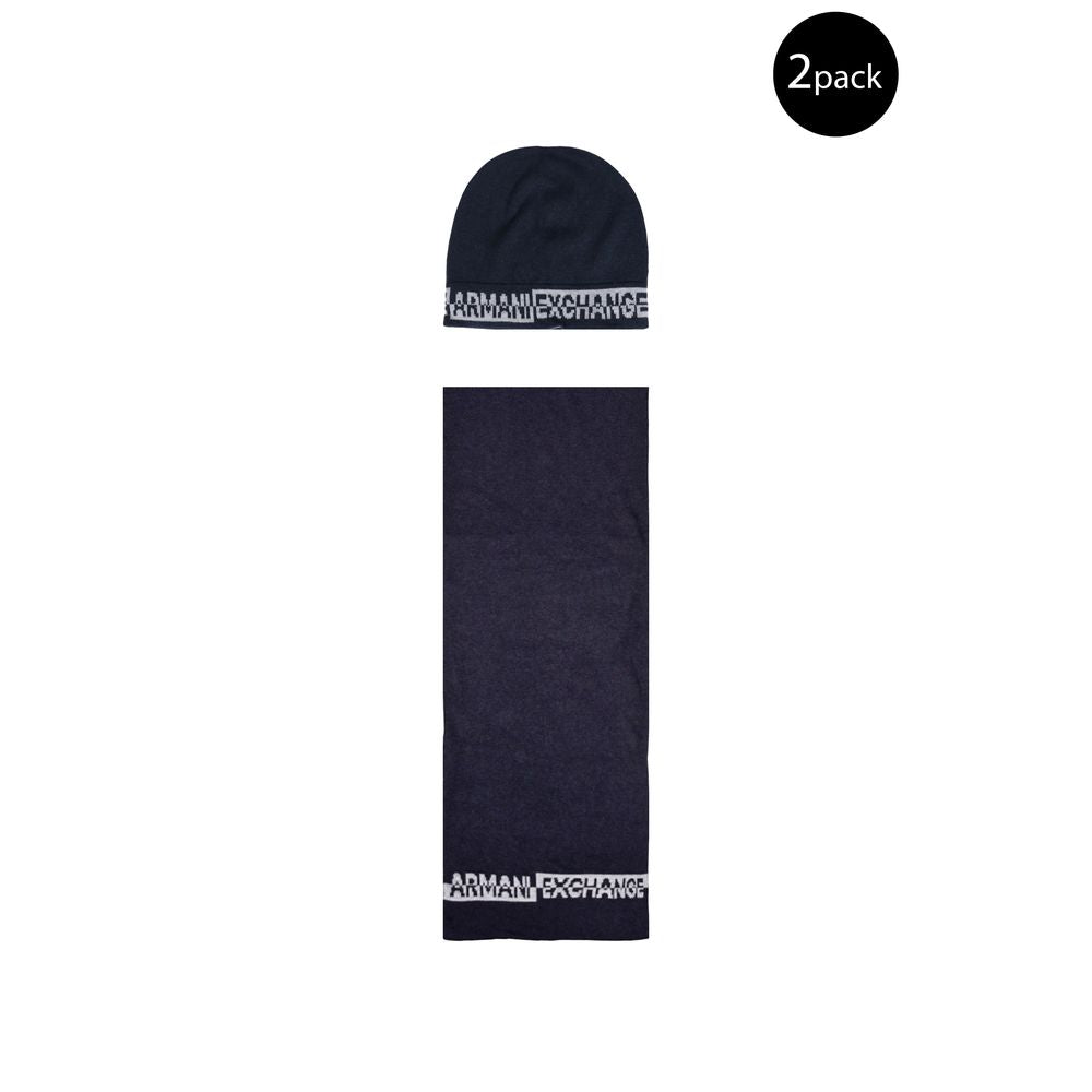 Armani Exchange Blue Polyamide Scarf - Ginchy