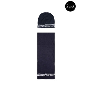 Armani Exchange Blue Polyamide Scarf - Ginchy