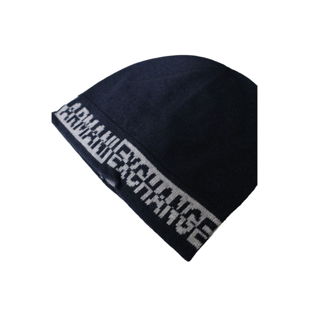 Armani Exchange Blue Polyamide Scarf - Ginchy