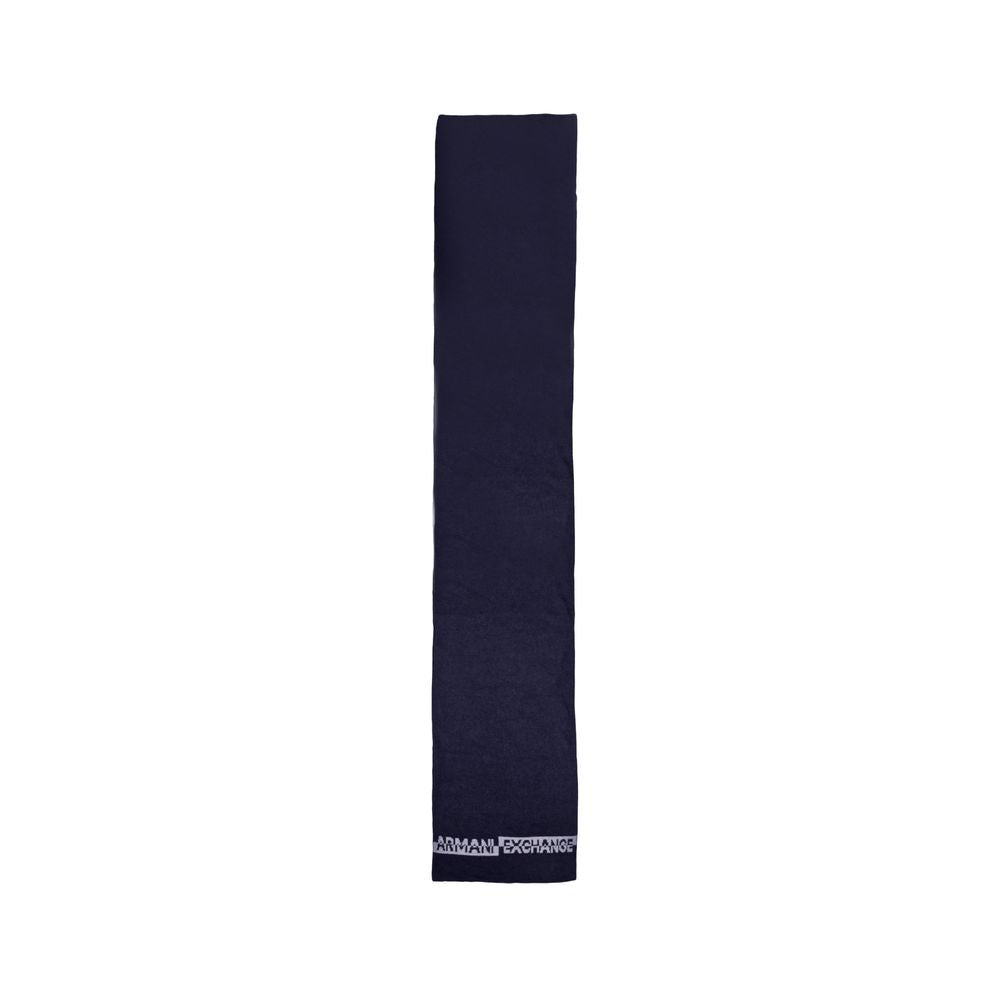 Armani Exchange Blue Polyamide Scarf - Ginchy