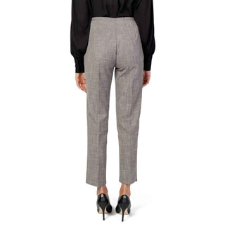 Sandro Ferrone Beige Polyester Pant