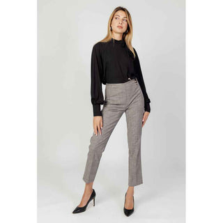 Sandro Ferrone Beige Polyester Pant