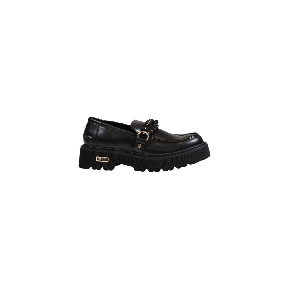 Cult Black Leather Platform - Ginchy