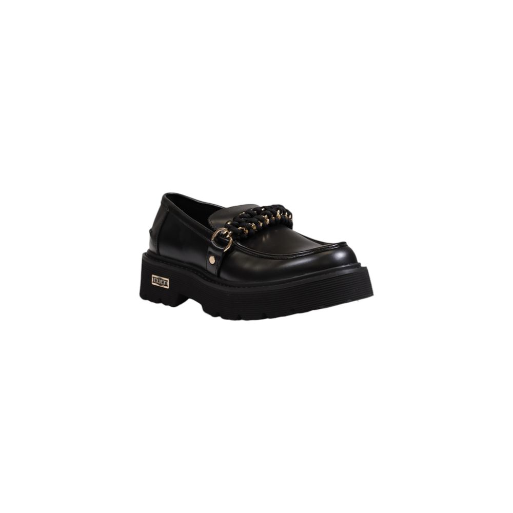 Cult Black Leather Platform - Ginchy