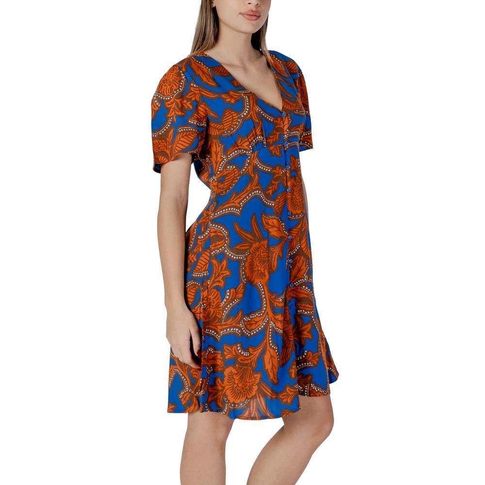 B.Young Blue Viscose Midi - Ginchy