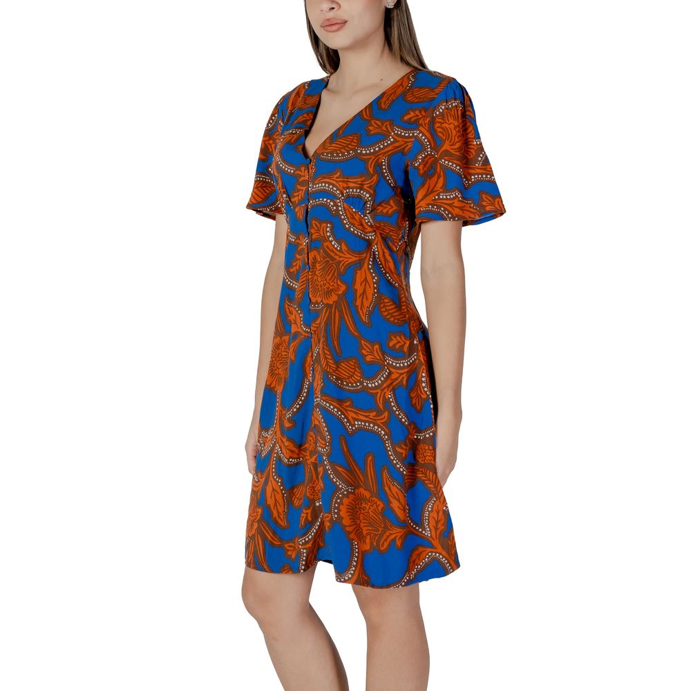 B.Young Blue Viscose Midi - Ginchy