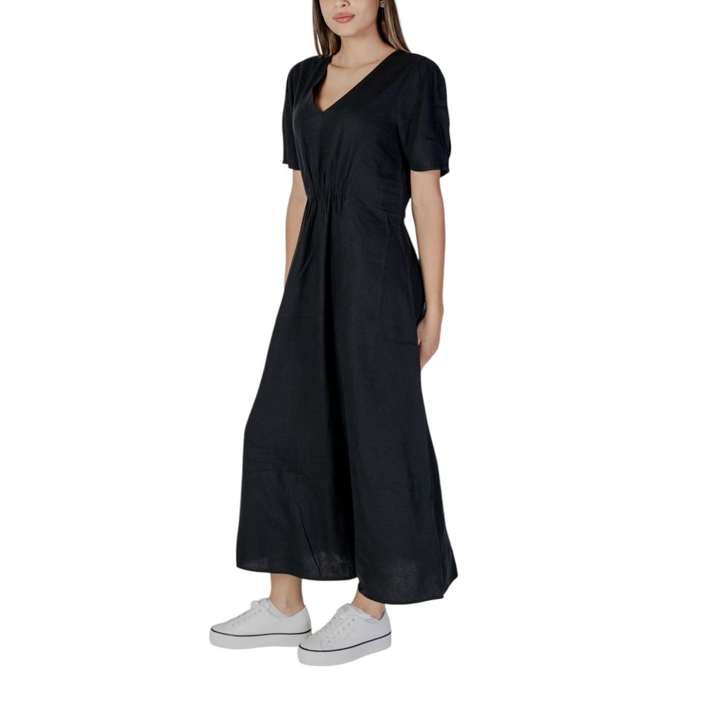 B.Young Black Linen Long - Ginchy
