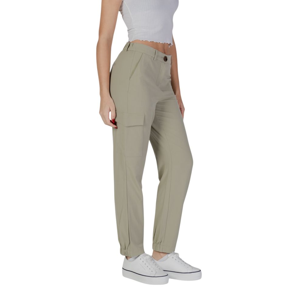 B.Young Green Polyester Pant - Ginchy