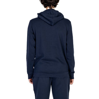 Emporio Armani Underwear Blue Cotton Hoody - Ginchy