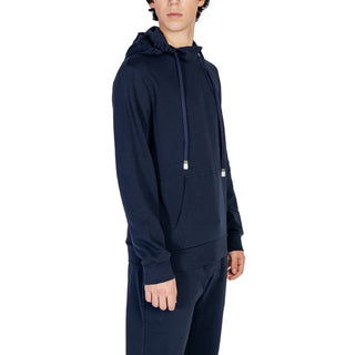 Emporio Armani Underwear Blue Cotton Hoody - Ginchy