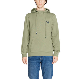 Emporio Armani Underwear Green Cotton Hoody - Ginchy