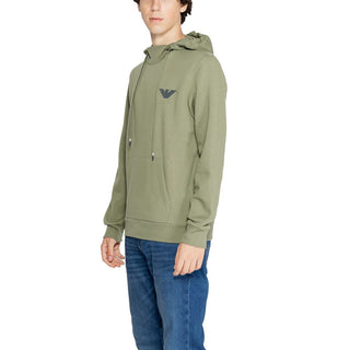 Emporio Armani Underwear Green Cotton Hoody - Ginchy