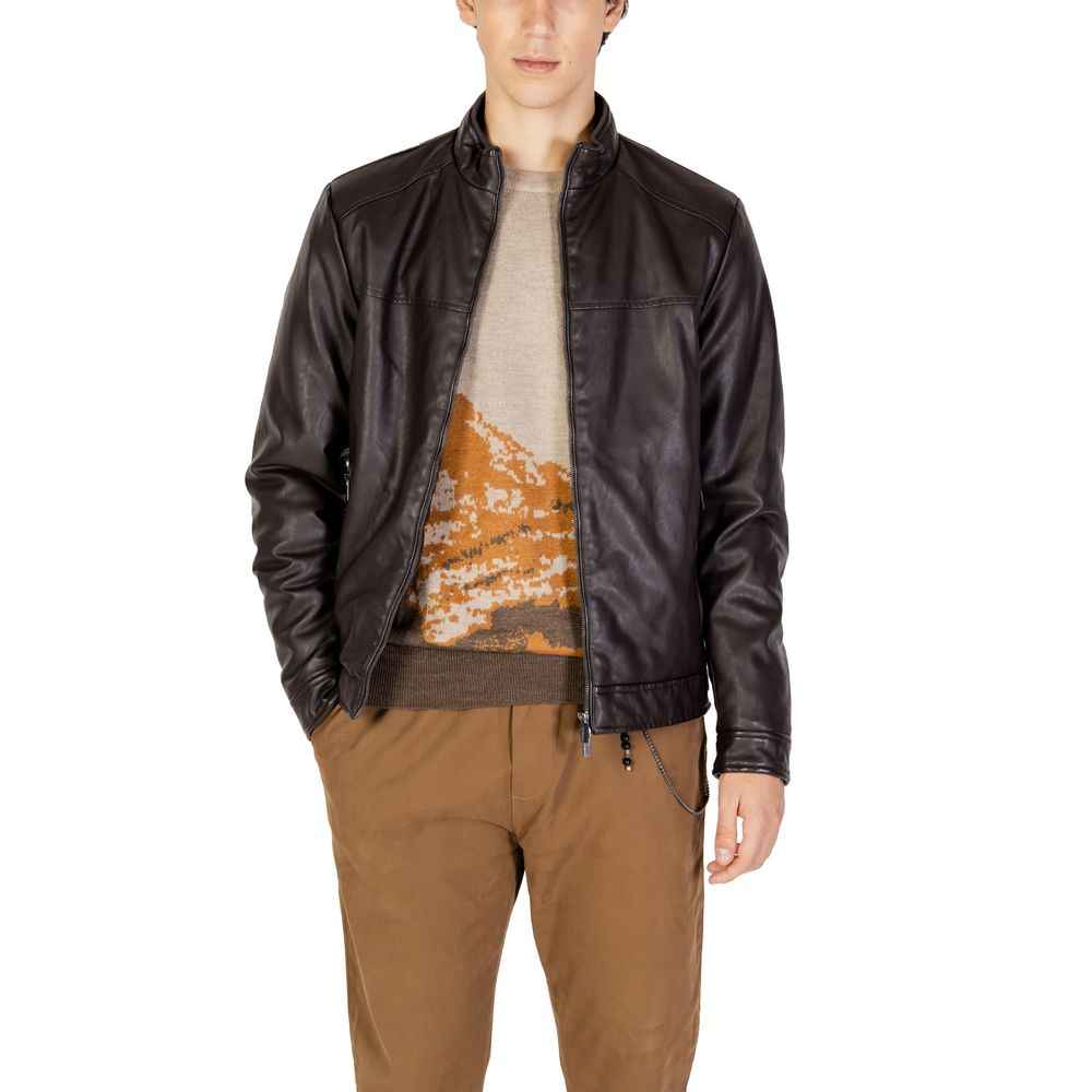 Hamaki-Ho Brown Viscose Jackets & Coat