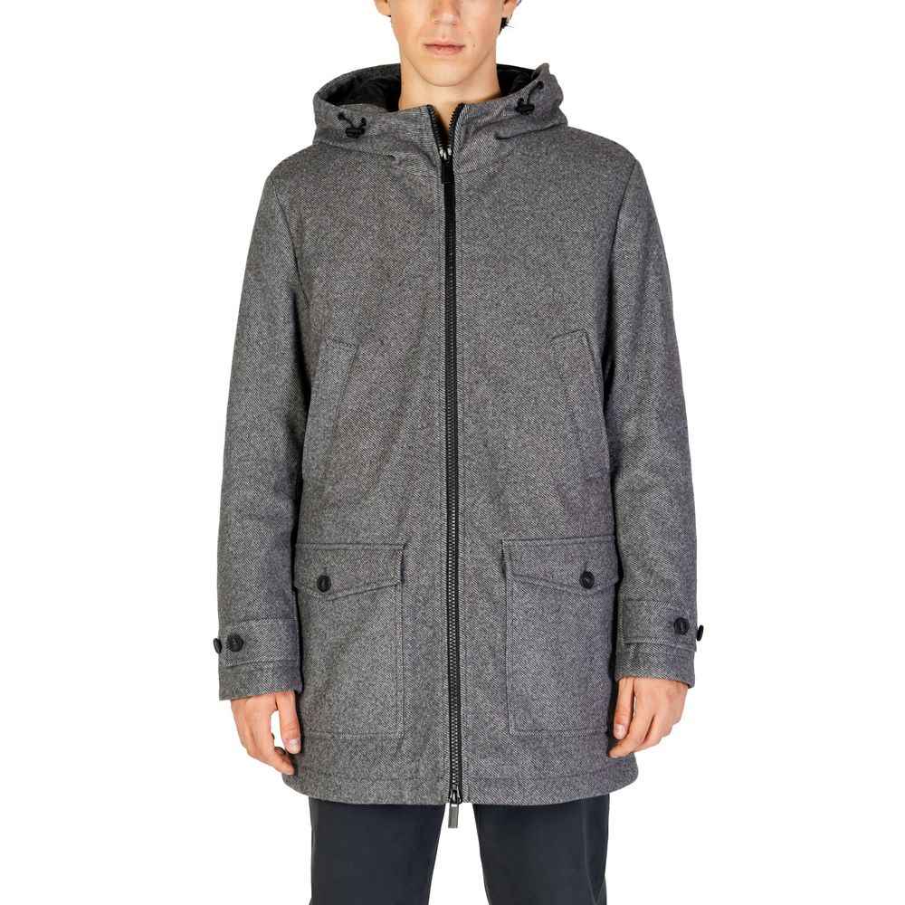 Hamaki-Ho Gray Polyester Coat