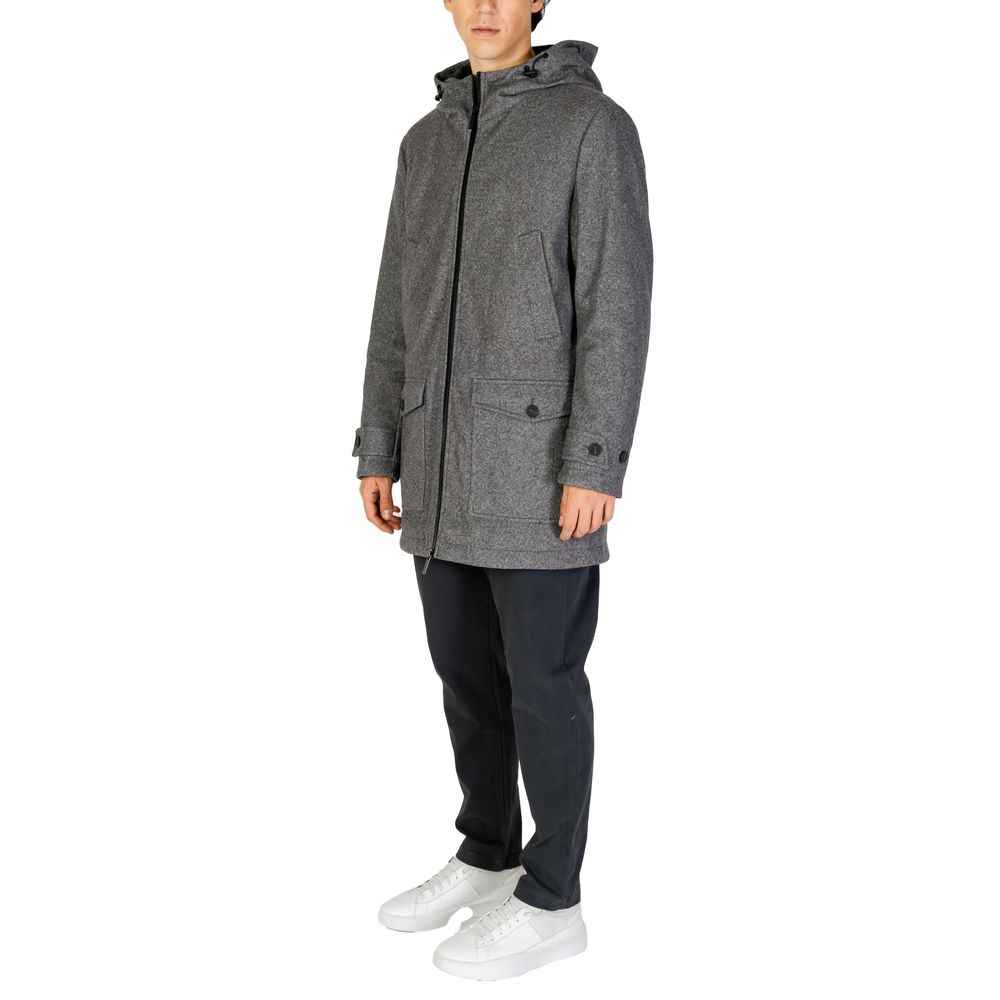 Hamaki-Ho Gray Polyester Coat