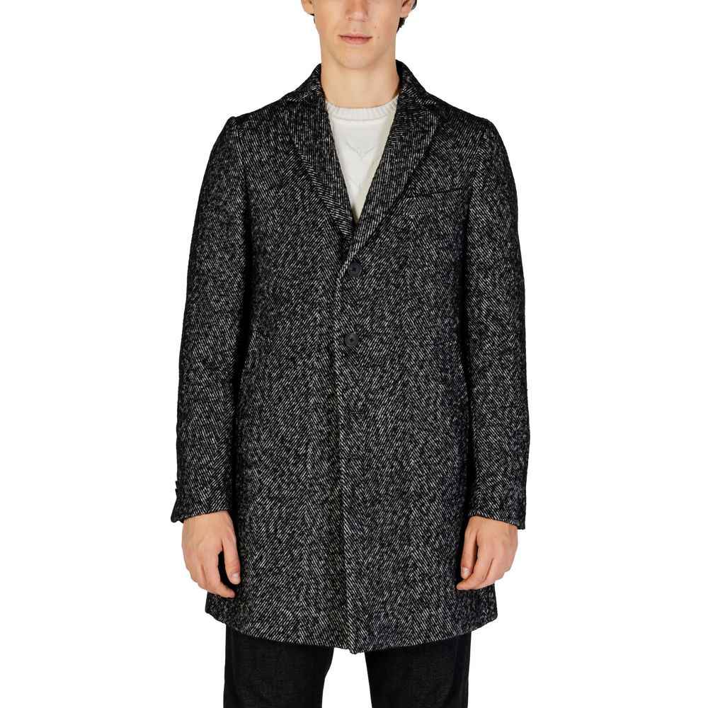 Hamaki-Ho Black Polyester Coat