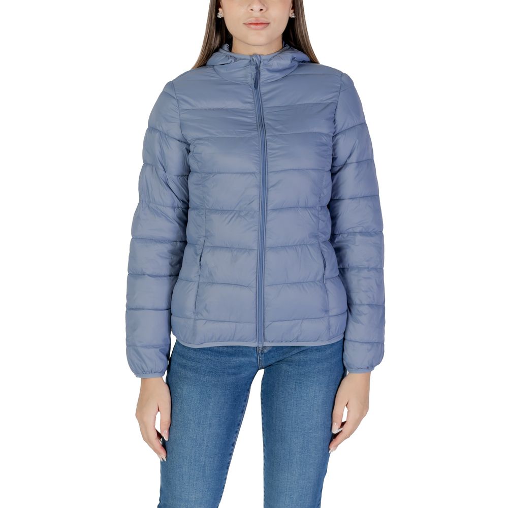 B.Young Blue Nylon Jackets & Coat - Ginchy