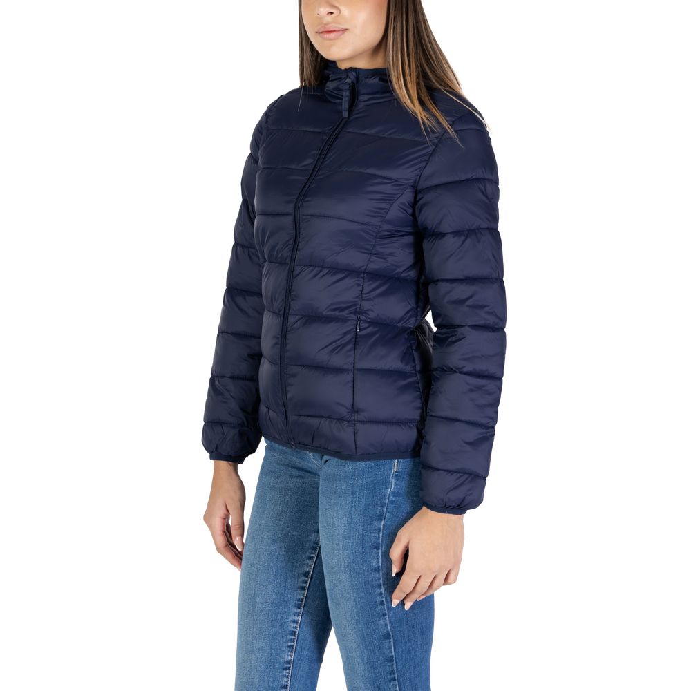 B.Young Blue Nylon Jackets & Coat - Ginchy