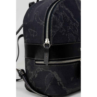 Alviero Martini Prima Classe Black Leather Backpack