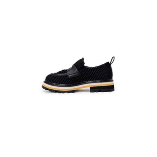 ASH Black Leather Platform