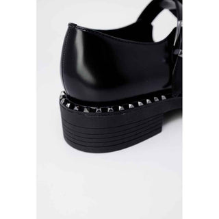 ASH Black Leather Lace-Up Boot