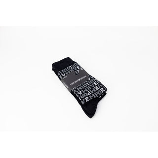 Emporio Armani Underwear Black Cotton Sock - Ginchy