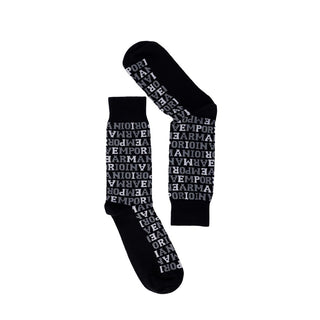Emporio Armani Underwear Black Cotton Sock - Ginchy