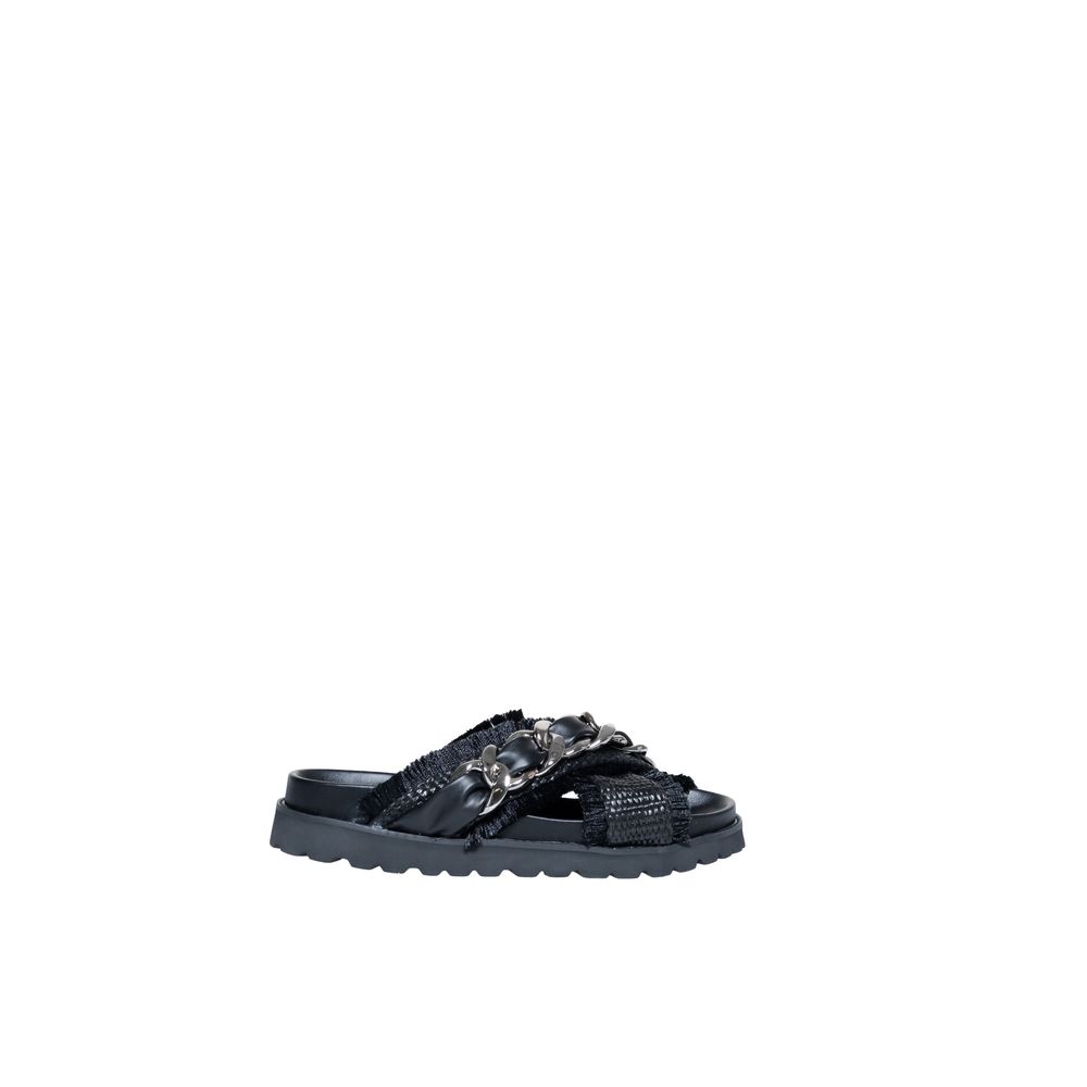 Cult Black Polyethylene Sandal - Ginchy