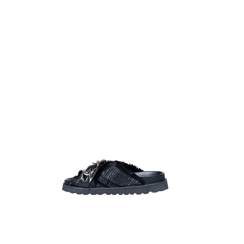 Cult Black Polyethylene Sandal - Ginchy