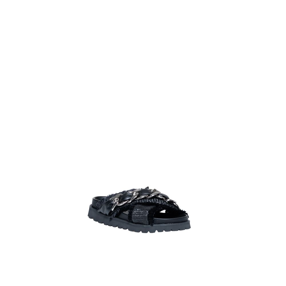 Cult Black Polyethylene Sandal - Ginchy