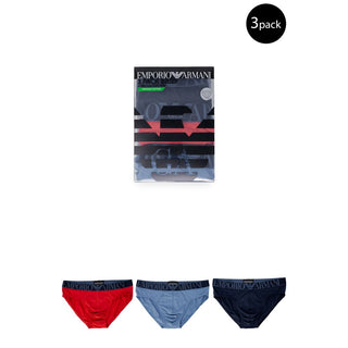 Emporio Armani Underwear Blue Cotton Underwear - Ginchy