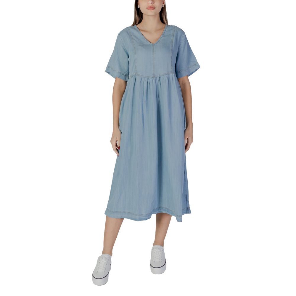 B.Young Light Blue Cotton Long - Ginchy