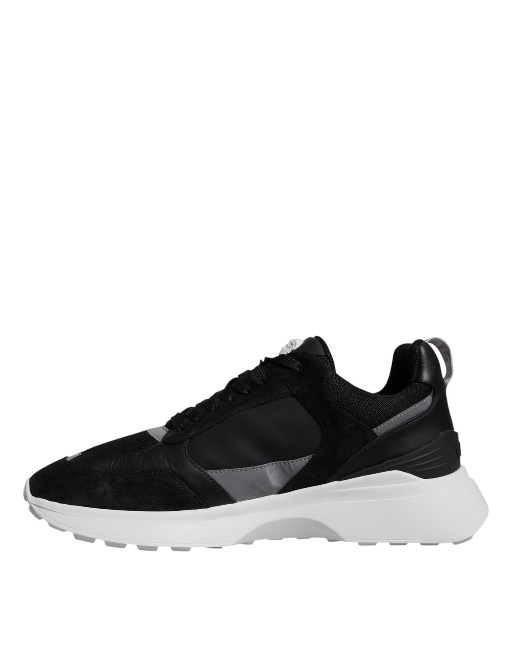 Versace Black Canvas Quad Fabric Medusa Low Top Sneaker Shoes - Ginchy