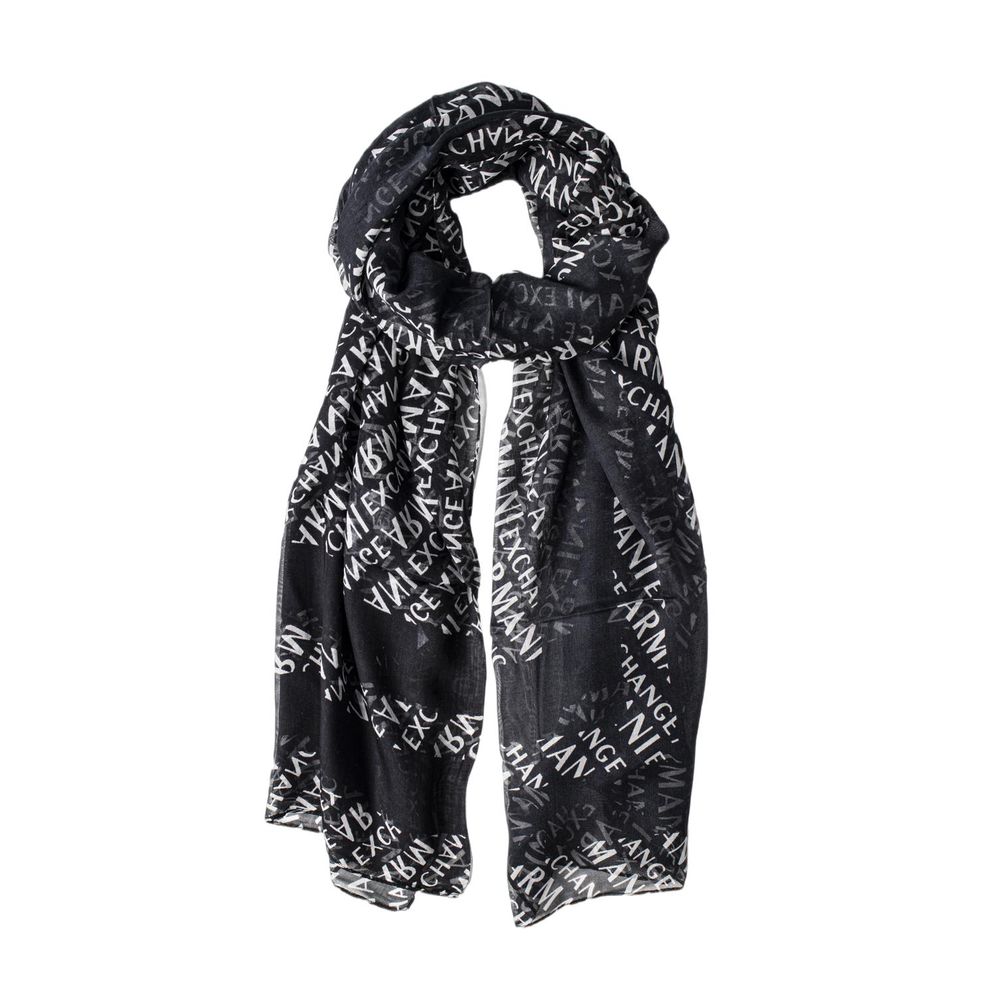 Armani Exchange Black Modal Scarf - Ginchy