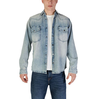 Hugo Boss Light Blue Cotton Shirt - Ginchy